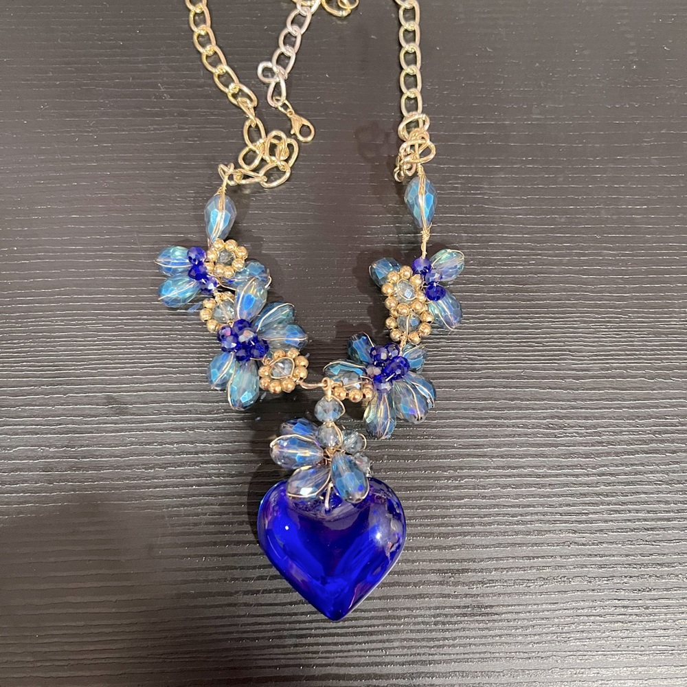 𐙚⋆˚✿˖° Heart handmade necklace 𐙚⋆˚✿˖°